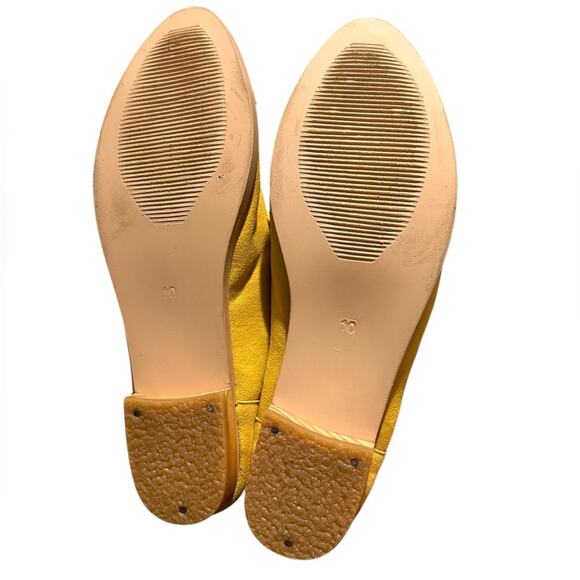 Bhava Yellow Vegan Suede Oxford Jazz Shoes, size 10 - Picture 6 of 6